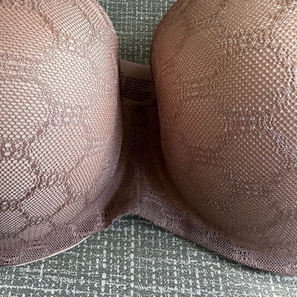 SOMA Stunning Support, Geo Lace Balconette Bra 34G in Dusty Pink - Picture 6 of 12